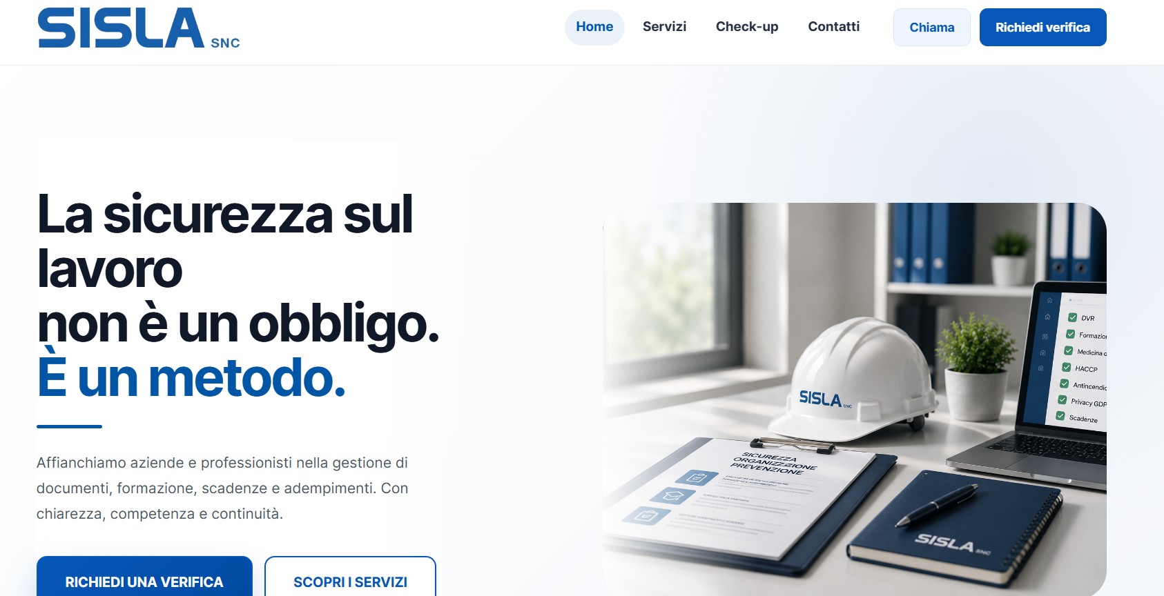 Anteprima sito aziendale